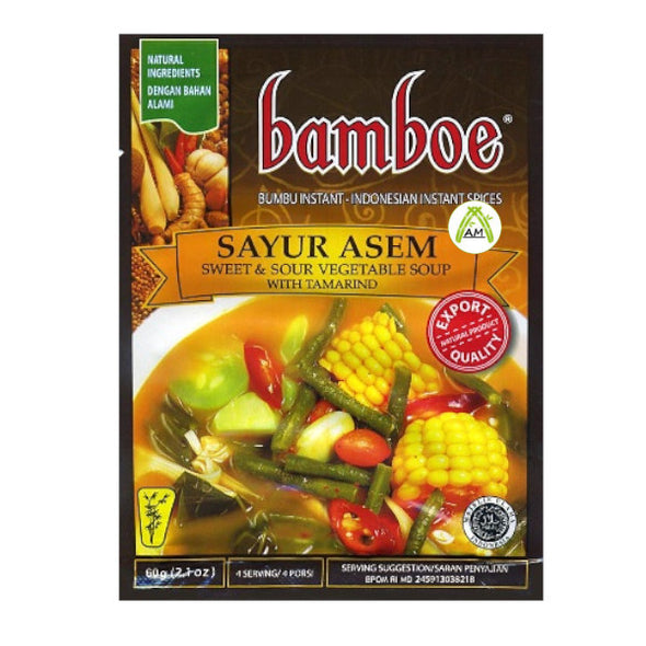 Bamboe Sayur Asem 60g - Sweet & Sour Vegetable Soup Dish with Tamarind