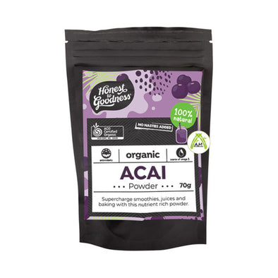 Honest to Goodness Organic Acai Powder 70g