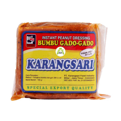 Karang Sari Bumbu Gado-gado (Pedas) - Instant Peanut Dressing (Hot) 200g