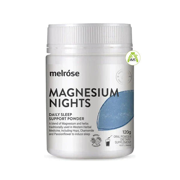 Melrose Magnesium Nights Powder - Berry Flavour 120g