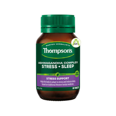 Thompson's Ashwagandha Complex Stress + Sleep 60 Tablets