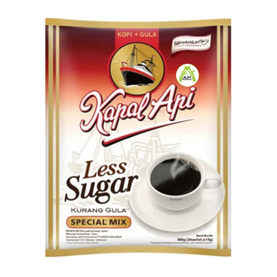 Kapal Api Less Sugar Special Mix Instant Coffee 20 sachets x 19g